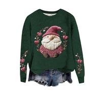 Générique Pull Femme Motif Chat Moche De Noel Original Chaud Hiver Cachemire Violet Drole Robe Longue Enceinte Chic Fete Col Roule Lumineux Brillant Gros Roulé A Rond Fin en V