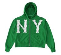 Générique Pull Fille 14 Ans Sweatshirt à Capuche Anime, Haut Manga Chaud Hiver Automne, Vêtement Garçon Fille Tendance, Hoodie Ample(Green, 9-10 Years)
