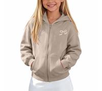 Générique Pull Fille - Sweat à Capuche Chaud à imprimé Minimaliste Classique pour Filles