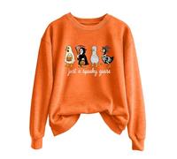 Générique Pull Halloween Sweatshirt Femme Sweat Homme Capuche Rose Tshirt Veste Vêtements Shirt a Deguisement Zombie Fille Oversize Déguisement Vetement