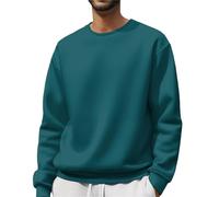 Générique Pull Haut à Capuche en Polyester épais à col Rond pour Homme, imprimé Halloween, Mignon, décontracté et Tendance Pull en Polaire Demi Zippé pour Homme (Blackish Green, L)