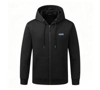 Générique Pull Homme Capuche,Sweat à Capuche pour Temps Froid avec Chauffage Portable USB IntéGré Et Fermeture éClair IdéAl pour Les ActivitéS De Plein Air