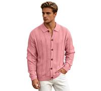 Générique Pull Homme Chic,Pull DéContracté pour Homme à Manches Longues Gilet en AjouréE Tenue Estivale LéGèRe Et Tendance Coupe Pratique pour Sorties Quotidiennes Et FlâNeries Urbaines