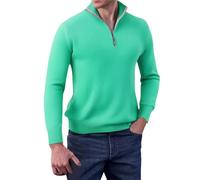 Générique Pull Homme Manches Longues Tricoté en Maille Sweat Slim Fit Élégant Pullover Vintage Pullover Hommes Automne Hiver Grandes Tailles Sweatshirt