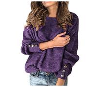 Générique Pull Moche De Noel Femme Pull Laine Chaud Femme De Vous Ou Col V Gilet Femme sans Manche Et Elegant Gilet sans Manches Femme Pull Femme Et Original Haut Femme Manche Longue Sexy