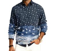 Générique Pull Moche De Noel Homme - Sweat Noel Homme 3D Imprimé Drole Ugly Christmas Sweater Drôle Fête Manches Longues Tops Funny Noël Sweatshirt Casual Col Rond Hiver Pullover Marina De Guerra L