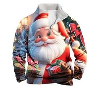 Générique Pull Moche Homme Noel Pull'de Famille Personnalisable Sweat Deco De Lumineux Noël Coton 3XL Tres Village XXXL Femme Tenue Sweet Adulte LED Stickers Fenetre Musical Deux Personnes Renne