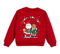 Générique Pull Noel Bebe Fille - Pull De Noël Enfant Filles Pull Mode Enfants Longues Col Rond avec Imprimé Noël Confortable Enfants Pull Tricoté Sportswear Enfants