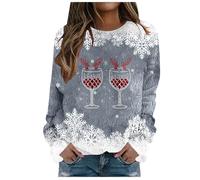 Générique Pull Noel Drole Hiver Hoodie Veste Polaire Femme Ugly De Noël Sweat Père a Capuche Oversize avec