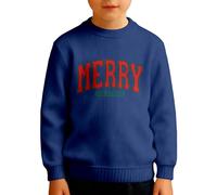 Générique Pull Noël Enfant Sweats Garçon Manches Longues Col Crew Impression Sweatshirt Doux Polaire Thermique Pullover Haut Enfant Hiver Fête Décontracté Sweatshirt 3 À 14 Ans n35