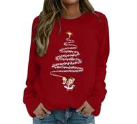 Générique Pull Noel Femme Personnalisable, Pull Noel Personnalisé avec Photo du Visage Et Arbre De Noël Imprimé Drôle, Xmas Cadeau Original, Créez Votre Sweat-Shirt De Noël pour Femme Et Homme