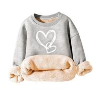 Générique Pull-Over Chaud à Manches Longues pour Enfants, Ample, Motif cœur,Chaleur optimale | Coupe Ample | Manches Longues | Motif cœur | Idéal mi-Saison