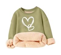 Générique Pull-Over Chaud à Manches Longues pour Enfants, Ample, Motif cœur,Chaleur optimale | Coupe Ample | Manches Longues | Motif cœur | Idéal mi-Saison