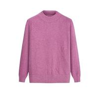 Générique Pull pour Femme,Pulls Tricotés Côtelés pour Personnes Âgées Et D'Âge Moyen, Col Ras du Cou, Élégants, pour Vieilles Dames, Décontractés, en Relief, Doux Et Chaud, Pull Grand-Mère pour L'A