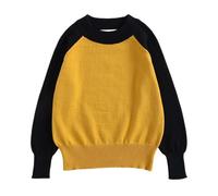 Générique Pull pour garçon,Pull tricoté uni Enfants Demi Saison Automne Haut en Stretch Doux et léger Manches Longues Pulls Tops Les Activités de Plein Air Randonnée