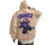 Générique Pull pour Homme Vintage Art Classic Paintings Stylish Design Sweatshirt Sweet Homme À Capuche 4XL sous-Pulls Col Zippés Ample Maillot De Survêtement Gilet Sweat XL (Kaki,L)