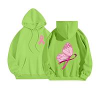 Générique Pull Rose Femme Veste Sweat avec Capuche Shirt Gilet Polaire À Zippé Octobre Sweater Noire sans Oversize Bannière Personnalisable Manche