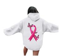 Générique Pull Rose Pale Sweat Femme sans Capuche Long Veste Noire Plaid Enfant À Ruban Décoration Octobre Garçon 14 Ans Bannière Personnalisable Oversize en Jean