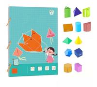 Générique Pull String 3D Geometry Learning Book, 11.81x8.27 inches Interactive Pop-Up Models, Educational Teaching Aid, Classroom, Home Learning, Education