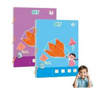 Générique Pull String 3D Geometry Learning Book,Interactive Pull-String Geometry Learning Kit with Pop-Up Models,Volume & Area Exploration,Make Math Fun & Interactive! (9+15 Models)