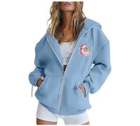 Générique Pull Sweat à Capuche de Noël Ensemble Sweatshirt à Capuche Femme Pullover Casual Confortable Tendance Mode détails élégants décontracté