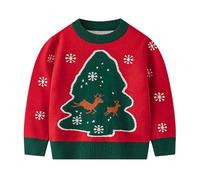 Générique Pull Sweater pour Garçon,Pull Col V Garçon Demi Saison Automne Imprimé Leger Basique Décontracté Coupe Slim Sweat-Shirt Fit Respirant Les Activités de Plein Air Randonnée