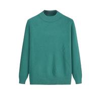 Générique Pull Tricoté Femme,Pulls Tricotés Côtelés pour Personnes Âgées Et D'Âge Moyen, Col Ras du Cou, Élégants, pour Vieilles Dames, Décontractés, en Relief, Doux Et Chaud, Pull Grand-Mère pour