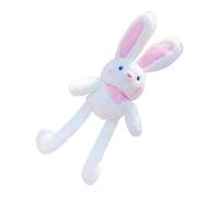 Générique Pull Up Rabbit Plush Keychain -11 inch Stretchy Bunny Pendant | Soft Easter Bunny Plush with Expandable Design | Interactive Bunnys Plushs Animal | B́unny Pull Toy Hanging Ornament