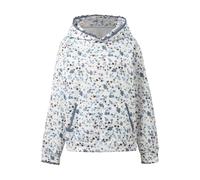 Générique Pullover à Capuche Femme imprimé avec Bordure en Dentelle et Poches Sweat Chaud à Manches Longues Style décontracté pour Quotidien et (White, XL)