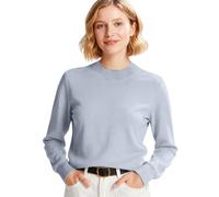 Générique Pullover Ado Baseball Mode Plus Size Blouse Manches Longues Hiver Large Col Rond Chemisier Femme Comfy Colorée