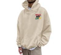 Générique Pullover Homme Hoodie Symbol They Not Like us Imprimé Sweat à Capuche Graphic Design Léger et Chaud Streetwear Casual Sweatshirt Confortable