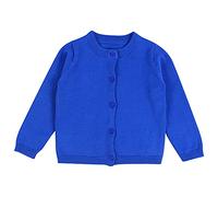 Générique Pulls et Gilets Bébé Fille Garcon 1-6 Ans, Cardigan Unie Boutonnée, Enfant Manteau Manche Longue Vêtements Uniforme Scolaire Costume Mignon Sweat Printemps Automne Hiver