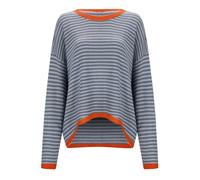 Générique Pulls Femme-Pull LéGer à Manches Longues Et Col Rond pour Femme - Rayé DéContracté - Haut Tricoté