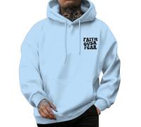 Générique Pulls Homme Vintage Art Classic Paintings Stylish Design Sweatshirt Sweat Homme À Capuche Green Pull Marin Rayures en Tissu Éponge French Léger and Bear Coton (BU2,L)