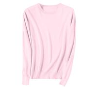Générique Pulls légers pour Femmes à Manches Longues et col du Cou en Doux et léger Débardeurs pour Femmes Coupe Ample Grande Taille