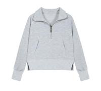 Générique Pulls pour Enfants 2026 Sweats À Capuche Courts À Manches Longues Et Demi-Fermeture Éclair pour Filles, Et Le Garçons Polaire Cadeau Vêtements