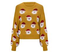 Générique Pulls pour Femmes De Noël - Pull'de Noel Femme Sweat-Shirts d'entraînement pour Hommes sur Mesure de dernière Conception (Gold S)