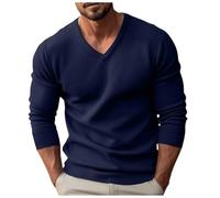 Générique Pulls Sweaters Homme Manches Longues Pull Slim Fit Élégant Pullover Stretch Pull Col Roulé Laine Automne Hiver Décontracté Sweatshirt