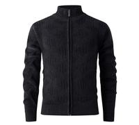 Générique Pulls Sweaters Homme Manches Longues Pull Slim Fit Élégant Pullover Stretch Sweat Oversize Homme Automne Hiver Chaud Sweatshirt