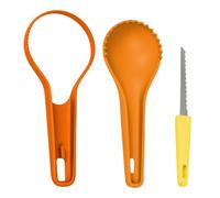 Générique Pumpkin Carving Tool | 3X Carving Tools For Pumpkins | Pumpkin Carver | Kitchen Gadgets | Nesting Sculpting Set For Fruit Vegetable Crafts, Party Supplies
