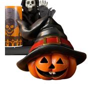 Générique Pumpkin Decor, Witch Hat Pumpkin Ornament, Fall Table Centerpiece, Versatile Autumn Harvest Accent, Rustic Halloween Display, Fireplace Bookshelf Yard Garden Party Decoration