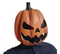 Générique Pumpkin Head Cover,Scary Halloween Costumes Pumpkin Head Cover - Creepy Dress Up & Pretend Play, Cosplay Headgear Decorative Headdress For Haunted House Carnival Adult Masquerade Kids Teens