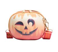 Générique Pumpkin Shoulder Bag | Devil Pumpkins Halloween Bags | Waterproof Leather Shoulders Purse for Dating, Shopping, Travel, and Work Wear