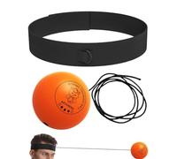 Générique Punch Ball Headband, Boxing Reaction Trainer, Adjustable Workout Ball, Authentic Sturdy Design, for Men Women Adults Beginner Exercise Fitness Home Gym Coordination Reflex Fun Stress Relief