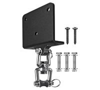 Générique Punching Bag Hanger, Punc Bag Mount, 360 Rotation Swivel, Stainless Steel Hook for Supporting Beam Suspension in Yoga Muay Thai Boxing Strength Training Use, 5.12x4.33x1.57 inches