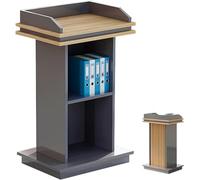 Générique Pupitre en Bois Robuste et réglable pour église, école et Bureau - Poste de Travail idéal pour Les débats, avec tiroir pour Enseignants et orateurs, Support de chaire Parfait