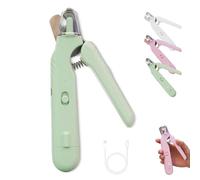 Générique Pupnourish Nail Trimmer, 2 in 1 Pet Nail Grinder and Clipper, Ultra-Quiet, USB Rechargeable, Pet Paws Grooming Tool (Green)