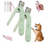 Générique Pupnourish Nail Trimmer, The Safetrim by Pupnourish, 2 in 1 Nail Clipper and Grinder with Light, Rechargeable Pupnourishs Nails Clippers, Quiet Dog Pet Paw Grooming Tool(Green*2pcs)
