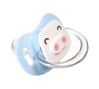 Générique Puppy Chew Toy - Silicone Bite-Resistant Pacifier, Calming Pet Teether, Small Dog Training Accessory | Soft Chew Equipment, Interactive Puppy Toy Gadget for Pets Teething Comfort Play