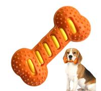 Générique Puppy Chew Toys for Teething, Bone-Shaped Dog Squeaky Toys, Interactive Pet Supplies for Indoor Play, Crate Training, and Teething Relief & Cleaning, 7.87x3.74x1.77 inches